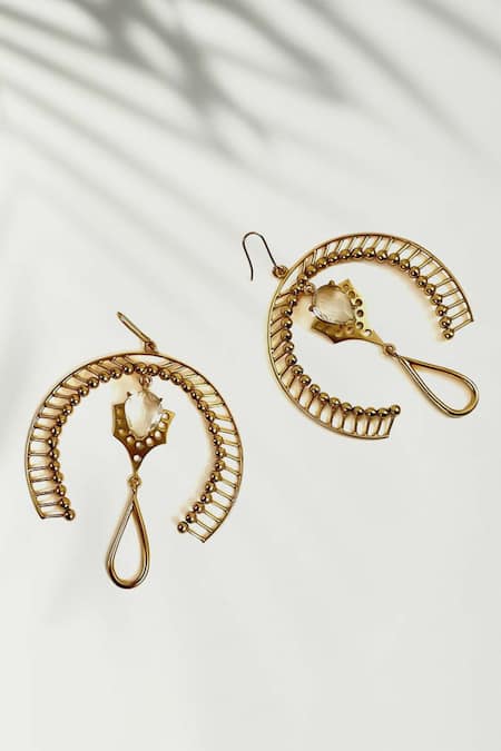 SUHANI PITTIE High Fantasy 22kt Gold Plated Earrings 