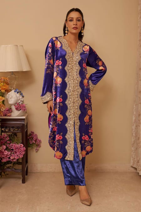 Rainas Botanic Bliss Kurta With Pant 