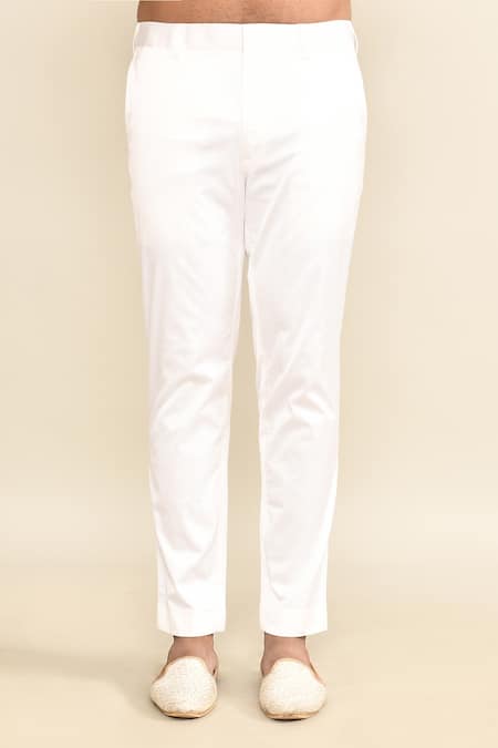 Buy_Kalighata_Blue Chanderi Embroidery Geometric Ice Kurta Set 