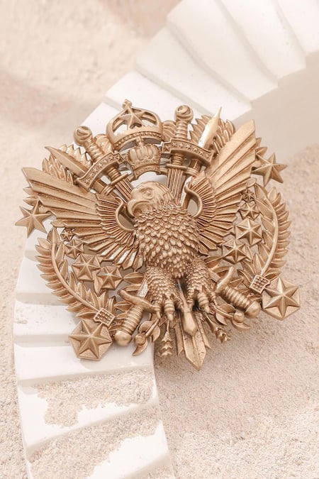 Cosa Nostraa Imperial Eagle Emblem Brooch 