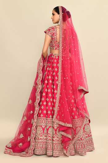Kalighata Hand Embroidered Bridal Lehenga Set 