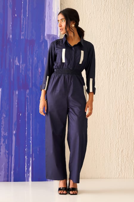 Sunandini Lev Patch Pocket Jumpsuit 