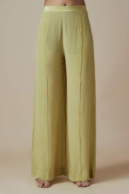 Buy Yoshita Couture Green Georgette Sequins Mandarin Collar Hand Tie-dye Kaftan And Palazzo Set Online at Aza Fashions Buy_Yoshita Couture_Green Georgette Sequins Mandarin Collar Hand Tie-dye Kaftan And Palazzo Set _Online_at_Aza_Fashions