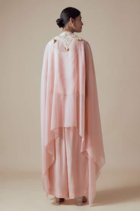 Yoshita Couture Kashmiri Hand Embroidered Kaftan Set 