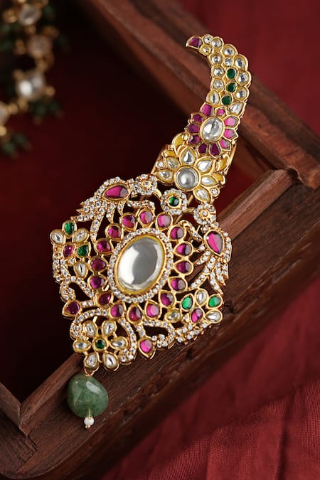 Riana Jewellery Bridal Groom Handcrafted Jadau Kalangi 