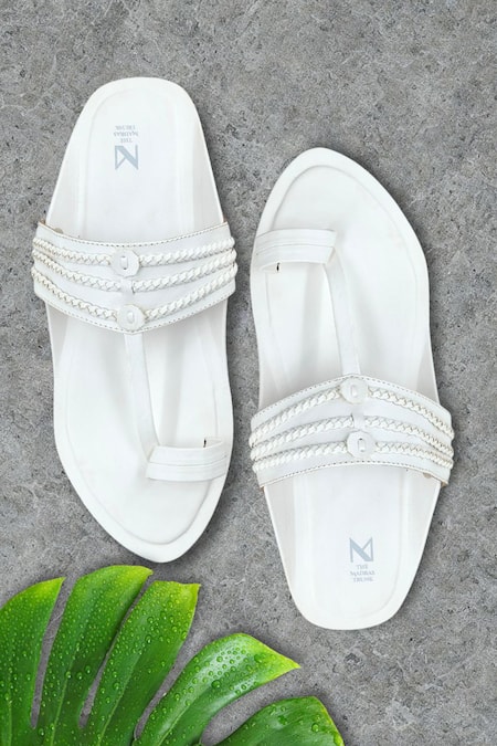 The Madras Trunk Tarang Tonal Strap Kolhapuri Flats 