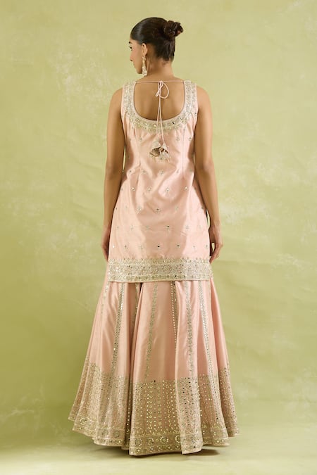 Suhino Mirror & Sequin Embroidered Kurta Set 