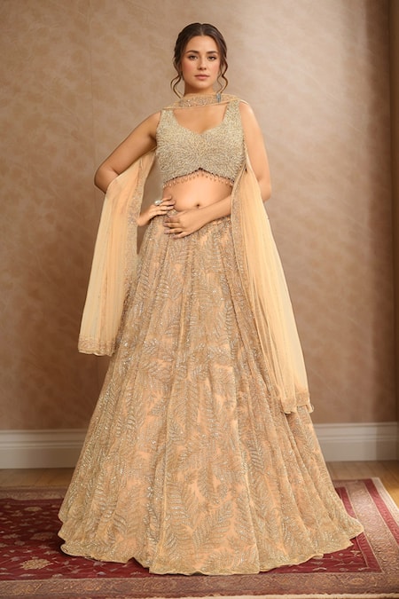 Kalighata Kashfi Bling Embroidered Lehenga Set 