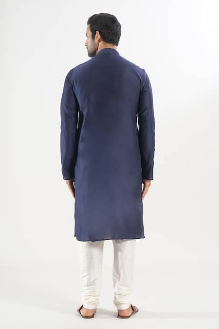 Arihant Rai Sinha Thread Embroidered Placket Kurta Set 