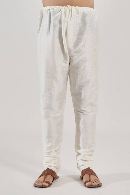 Arihant Rai Sinha Cream Polyester, Silk, Chanderi Beads, Embroidery Pintuck Detailed Kurta Set Online at Aza Fashions Arihant Rai Sinha_Cream Polyester, Silk, Chanderi Beads, Embroidery Pintuck Detailed Kurta Set _Online_at_Aza_Fashions