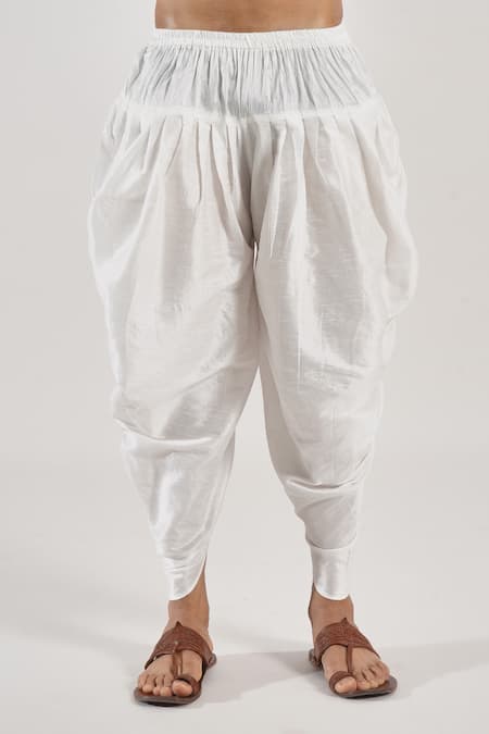 Buy_Arihant Rai Sinha_Blue Polyester, Acrylic Embroidery Floral Thread Work Kurta Set 