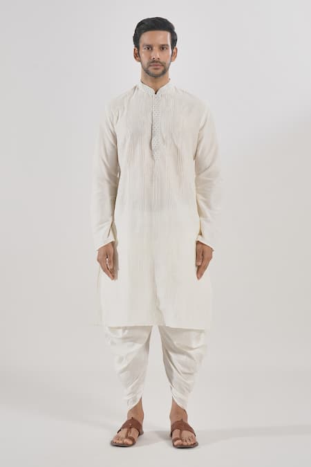 Buy Arihant Rai Sinha Cream Polyester, Silk Beads, Embroidery Geometric Kurta Set Online at Aza Fashions Buy_Arihant Rai Sinha_Cream Polyester, Silk Beads, Embroidery Geometric Kurta Set _Online_at_Aza_Fashions