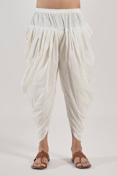 Buy Arihant Rai Sinha Cream Polyester, Silk Beads, Embroidery Geometric Kurta Set Buy_Arihant Rai Sinha_Cream Polyester, Silk Beads, Embroidery Geometric Kurta Set