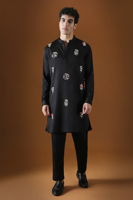 KOMAL KOTHARI Hamsa Sequin Embroidered Kurta 