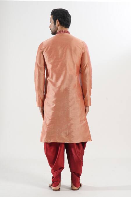 Arihant Rai Sinha Embroidered Placket Kurta & Patiala Set 