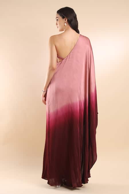 Amrta By Guneet Kondal Embellished Ombre Kaftan 