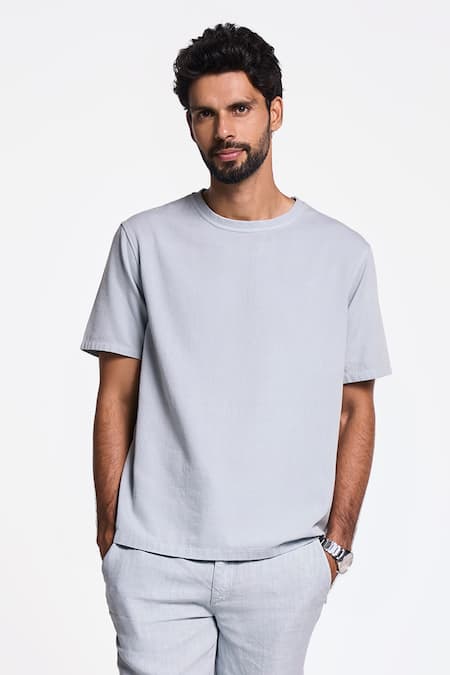 Terra Luna Pico Solid Half Sleeve T-Shirt 