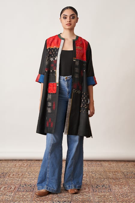 Vaaya Anokhi Tile Patchwork Jacket 