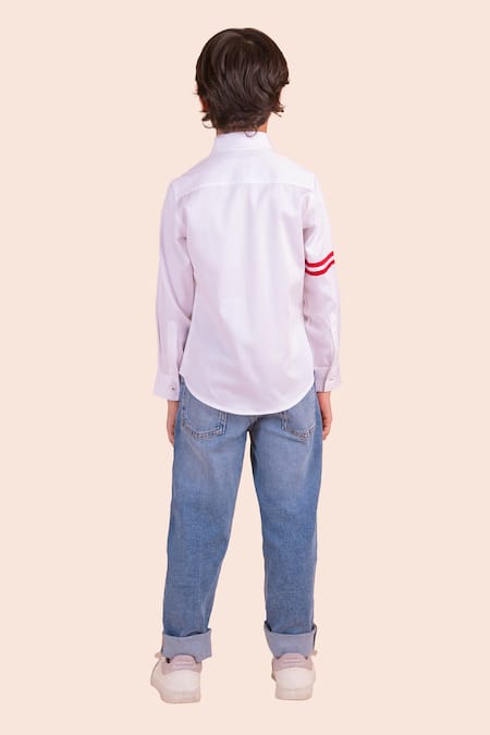 Partykles Carnival Motif Embroidered Shirt 