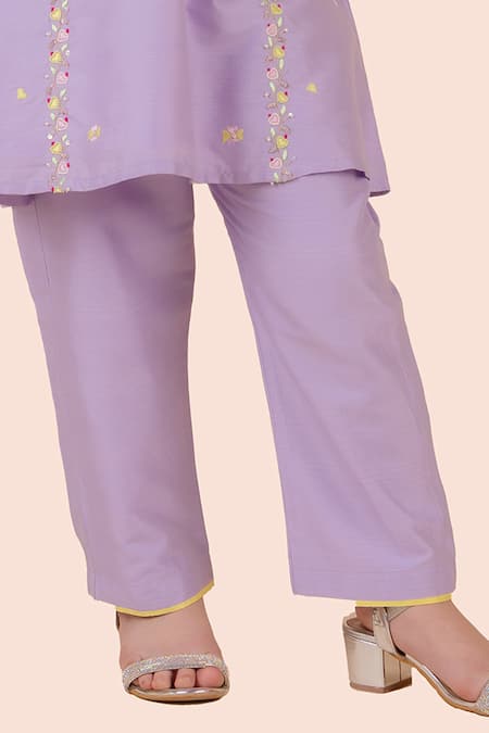 Buy Partykles Purple Polyester, Silk Sequins, Embroidery Kurta Set Online at Aza Fashions Buy_Partykles_Purple Polyester, Silk Sequins, Embroidery Kurta Set _Online_at_Aza_Fashions