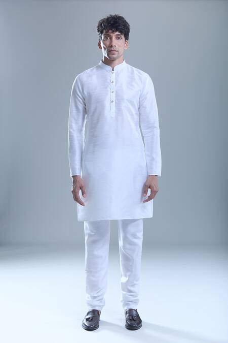 Buy Arihant Rai Sinha White Silk, Cotton Foil Printing Geometric Bandi And Kurta Set Online at Aza Fashions Buy_Arihant Rai Sinha_White Silk, Cotton Foil Printing Geometric Bandi And Kurta Set _Online_at_Aza_Fashions