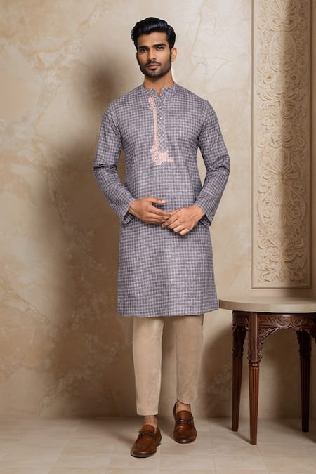 Arihant Rai Sinha Geometric Pattern Long Kurta 