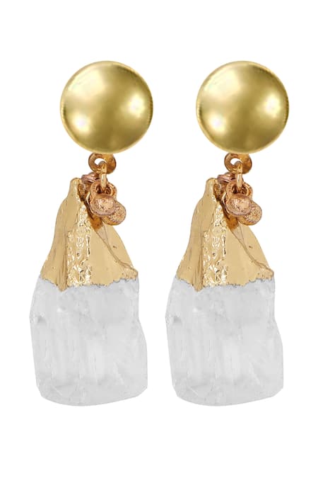 House Of Tuhina Stone Drop Earrings 