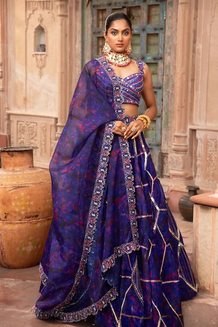 Laxmishriali Dori & Sequin Embroidered Lehenga Set 