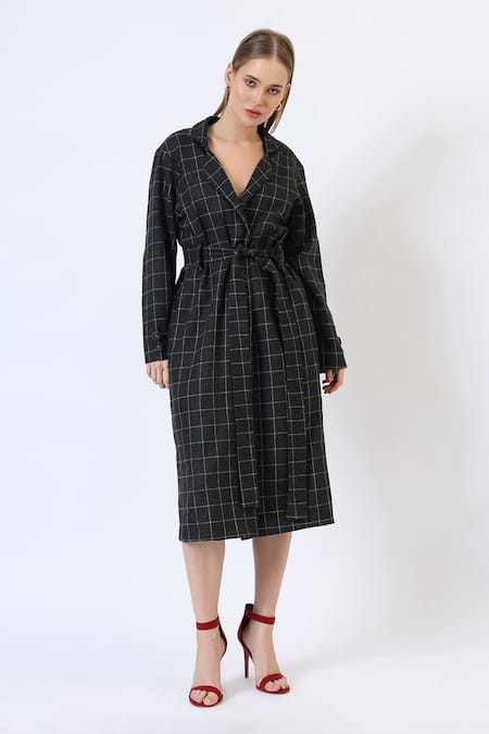 Musal Parisian Charm Tailored Trench Coat 