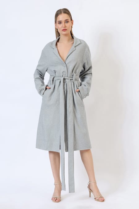 Musal Savannah Breeze Tailored Trench Coat 