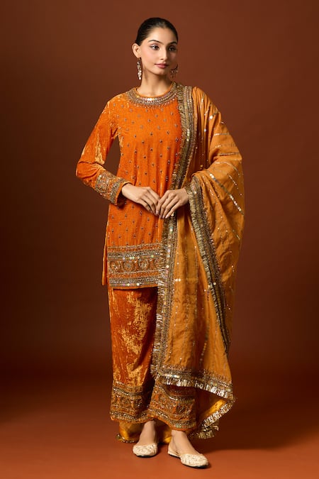 Yoshita Couture Rani Zardozi Embroidered Kurta Set 