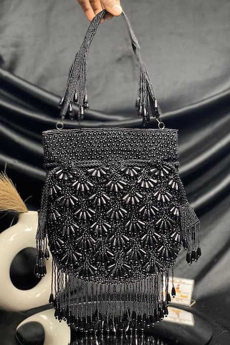 Kainiche by Mehak Masakali Embroidered Potli Bag 