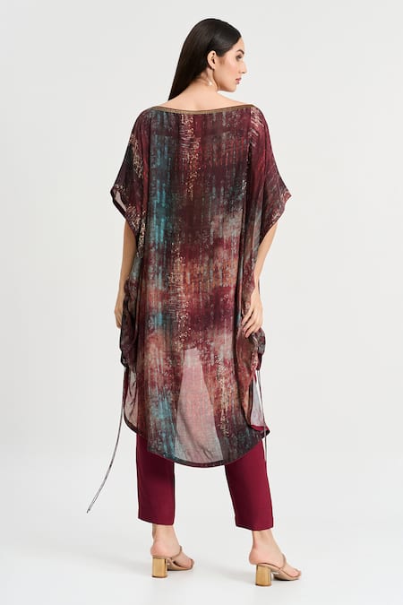 Koswi Ambrosia Print Kaftan Set 