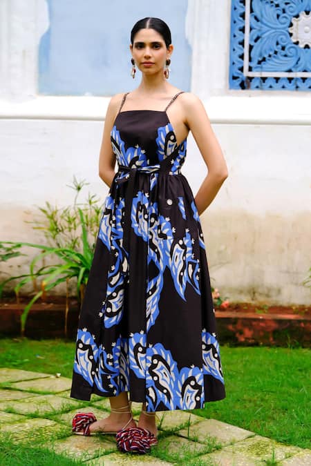 Jodi Orca Abstract Print Dress 