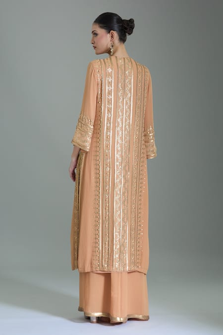 Nakul Sen Geometric Sequin Embroidered Kurta Set 