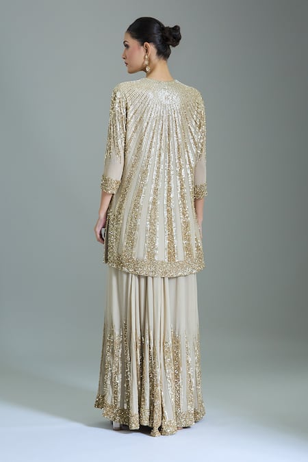 Nakul Sen Embroidered Kurta Sharara Set 