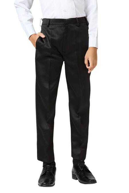 Buy_Petite Pomme_Black Polyester Sequins Embellished Blazer Set _Online_at_Aza_Fashions