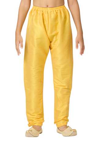 Buy Petite Pomme Yellow Chanderi Zari Butta Kurta Set Online at Aza Fashions Buy_Petite Pomme_Yellow Chanderi Zari Butta Kurta Set _Online_at_Aza_Fashions