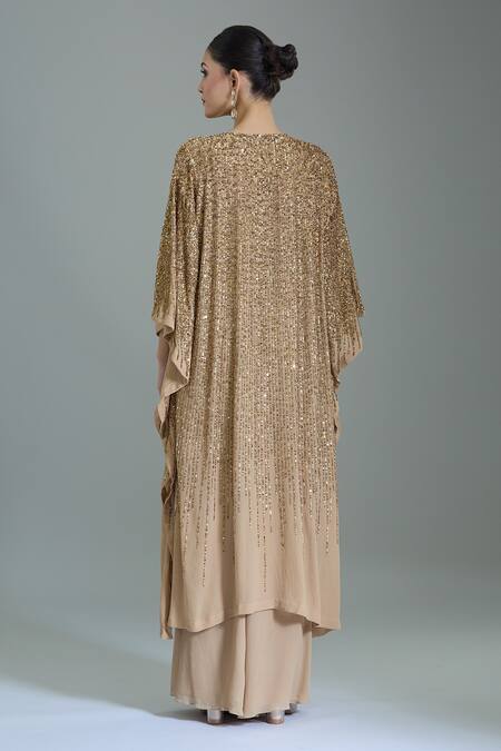 Nakul Sen Sequin Embroidered Kaftan Set 