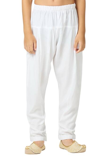 Petite Pomme_Black Cotton Textured Kurta Set _Online_at_Aza_Fashions