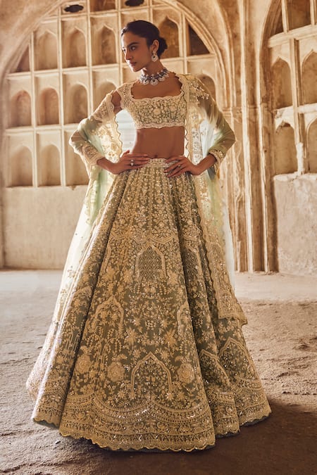 Anushree Reddy Naina Embroidered Lehenga Set 