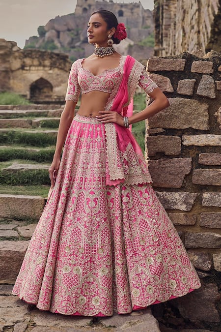 Anushree Reddy Rhea Embroidered Lehenga Set 