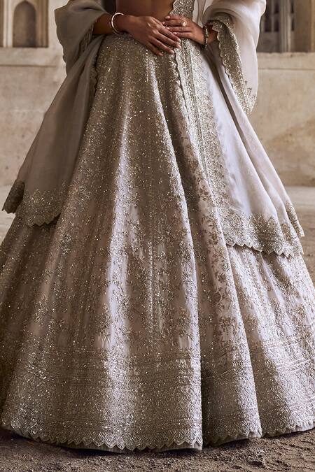 Buy Anushree Reddy Ivory , Silk Embroidery, Sequins, Zari, Cut Bridal Lehenga Set Online at Aza Fashions Buy_Anushree Reddy_Ivory , Silk Embroidery, Sequins, Zari, Cut Bridal Lehenga Set _Online_at_Aza_Fashions