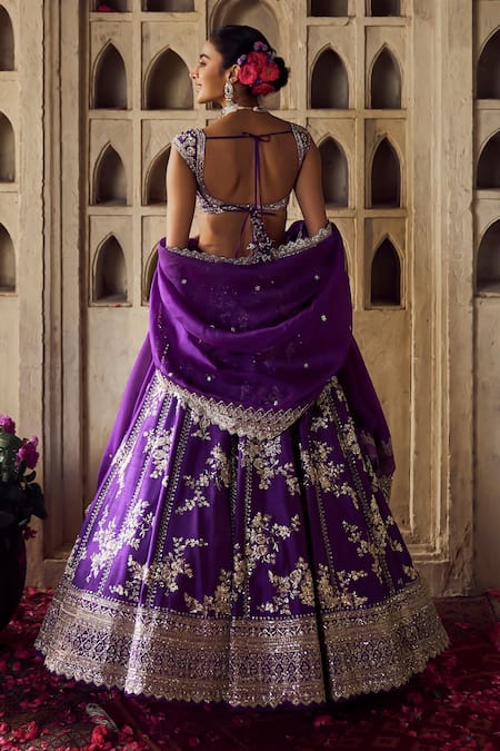 Anushree Reddy Kalidar Embroidered Bridal Lehenga Set 