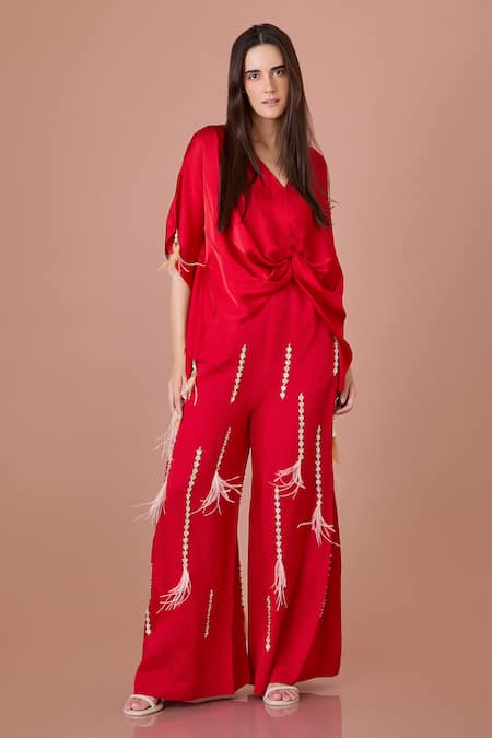 DILNAZ Sequin & Bead Work Trouser 