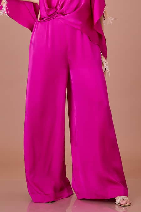 Buy Dilnaz Purple Brocade, Silk Satin Sequins V-neck Embroidered Kaftan Jumpsuit Online at Aza Fashions Buy_Dilnaz_Purple Brocade, Silk Satin Sequins V-neck Embroidered Kaftan Jumpsuit _Online_at_Aza_Fashions