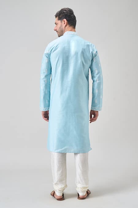 Arihant Rai Sinha Floral Thread Embroidered Kurta Set 