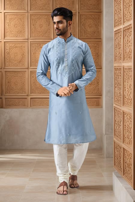 Arihant Rai Sinha Mirror Embroidered Kurta Set 