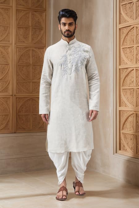 Arihant Rai Sinha Floral Vine Embroidered Kurta With Patiala 