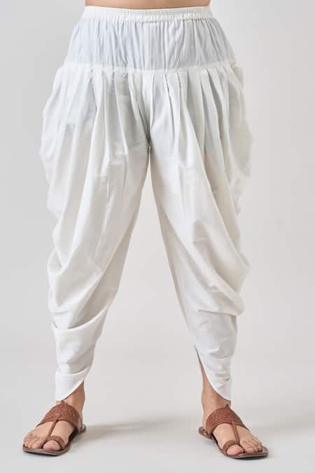 Arihant Rai Sinha_Gray Linen, Cotton Embroidery Floral Applique Kurta And Patiala Set _Online_at_Aza_Fashions